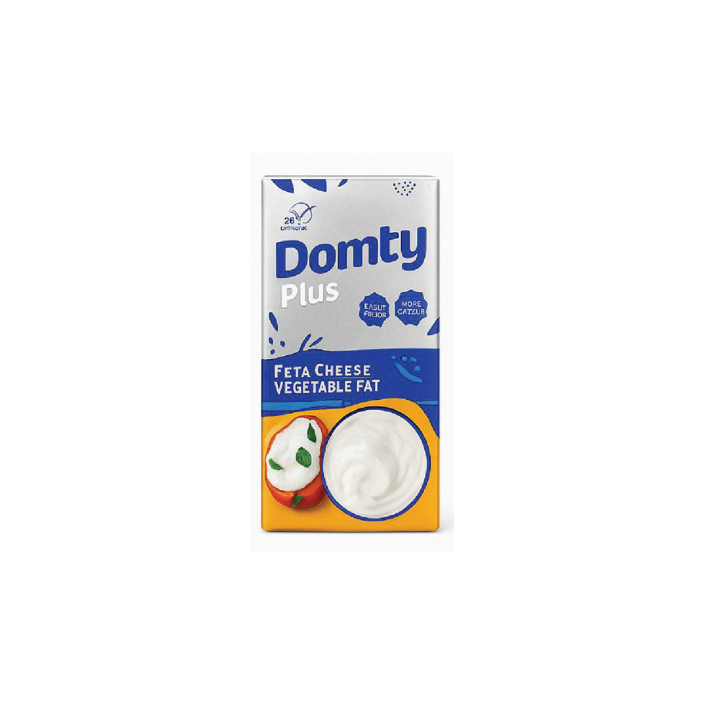دومتي بلس جبن فيتا نباتي الدهن-125 جرام