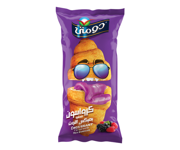 كرواسون محشو بميكس توت دومتي