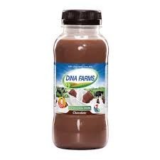 مزارع دينا حليب طبيعي بالشيكولاتة - 250 مل