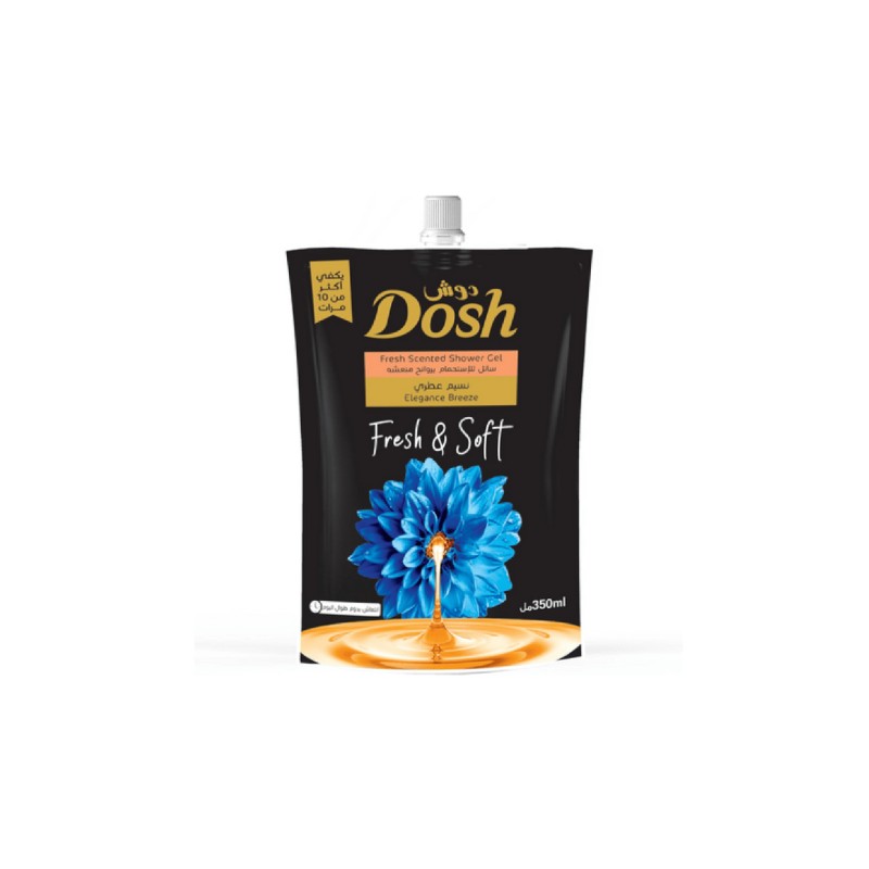 شاور جل معطر ومنعش للجسم برائحة نسيم عطري من دوش-350 مل