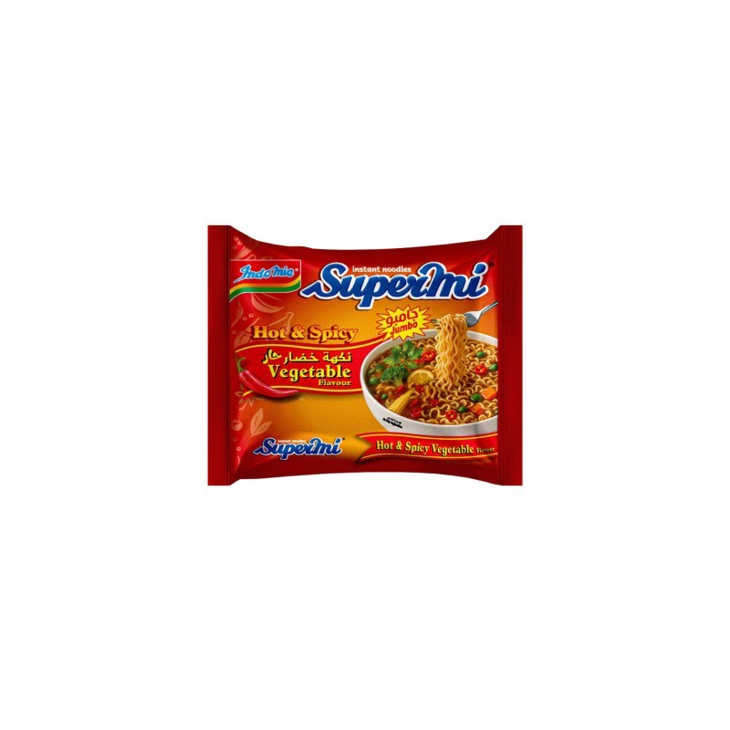 اندومي بالخضار الحار-55 جرام