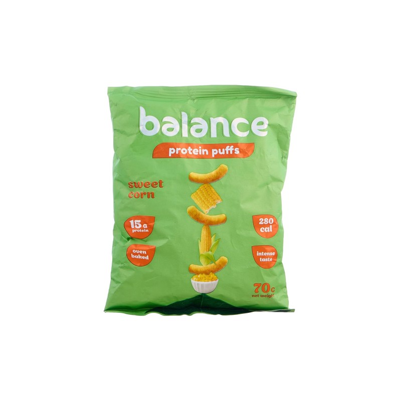 بالانس بروتين بافس بطعم الذرة الحلوة - 70 جرام