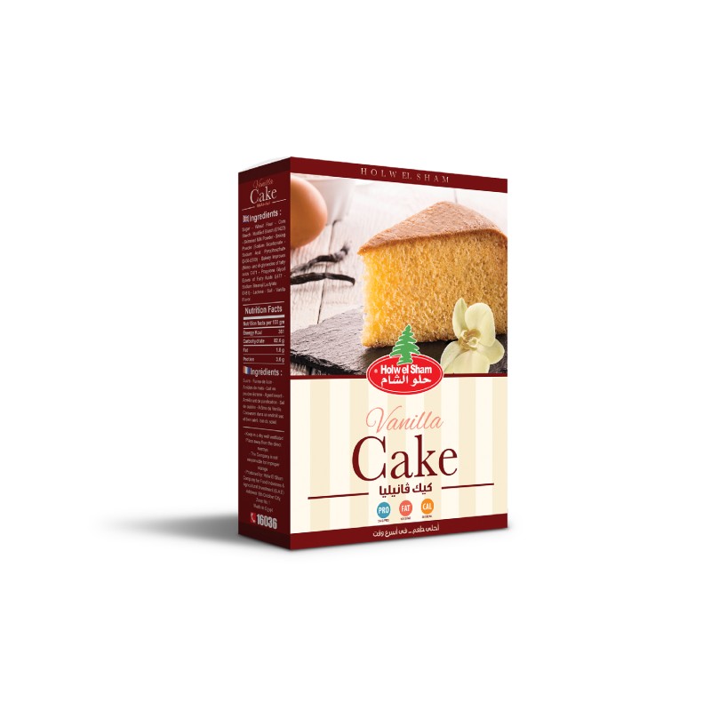 حلو الشام كيك فانيليا-400جرام