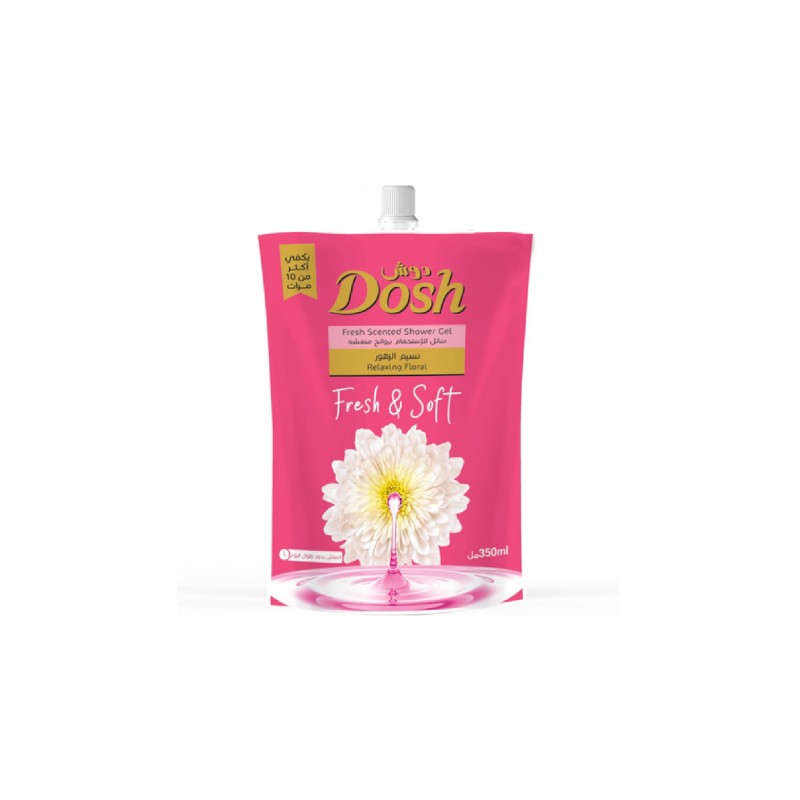 شاور جل معطر ومنعش للجسم برائحة نسيم الزهور من دوش-350 مل