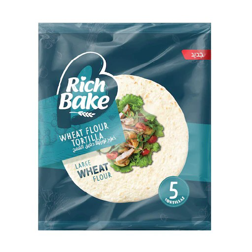 ريتش بيك خبز تورتيلا دقيق القمح – 5 قطع