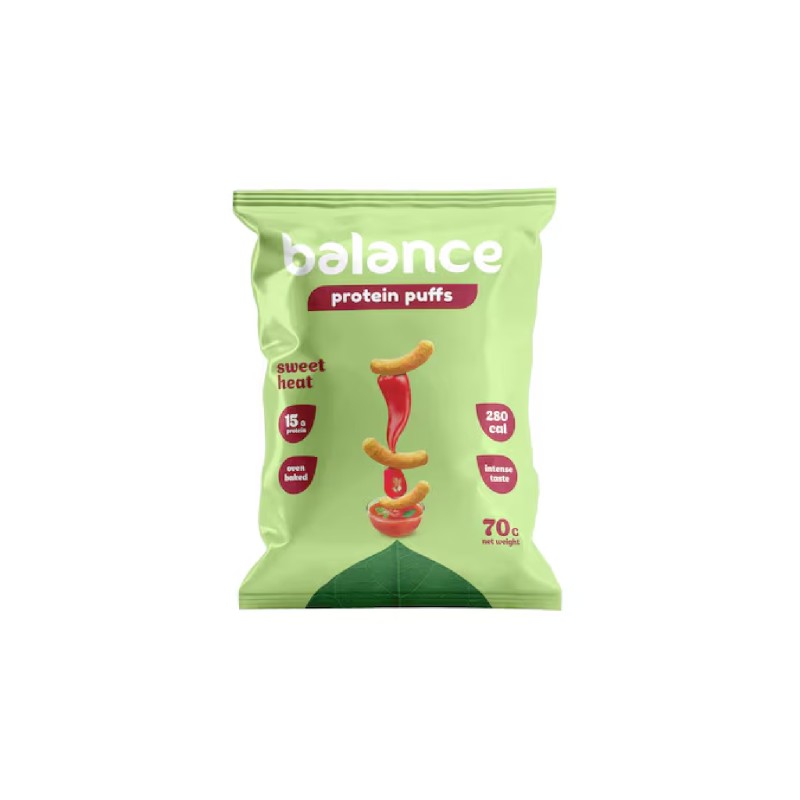 بالانس بروتين بافس بطعم الشطة - 70 جرام